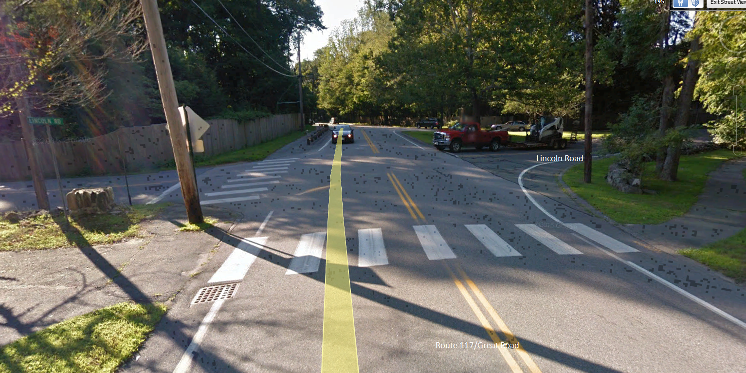 Route 117 Great Road Headed West