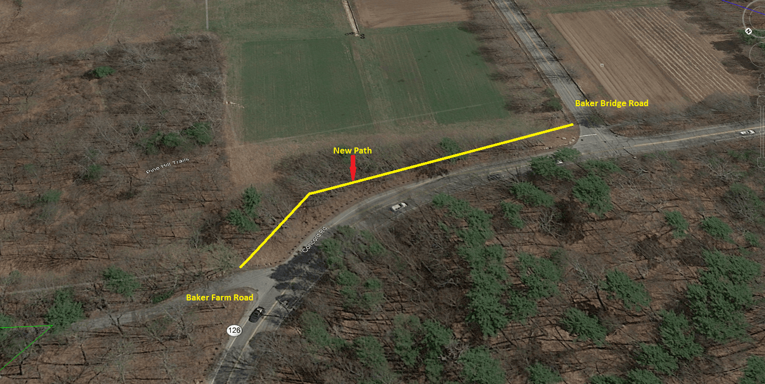 Baker Bridge Road Path