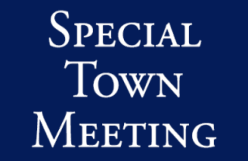Special Town Meeting Image