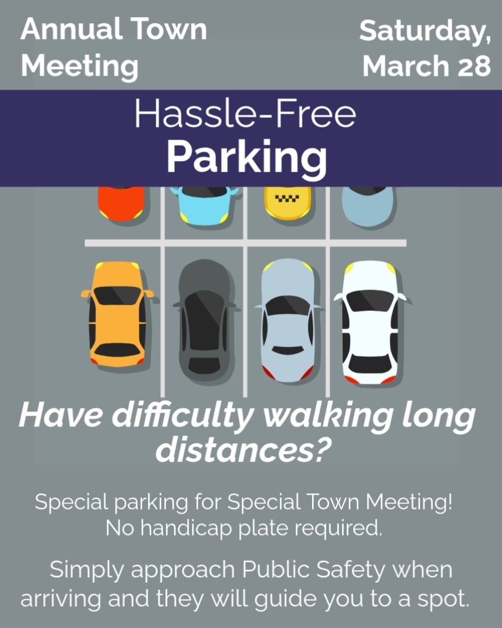 Annual Town Meeting Parking