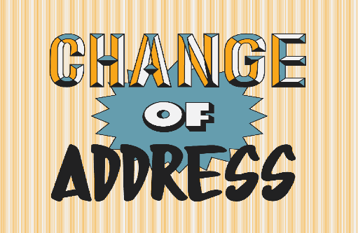 change of address image