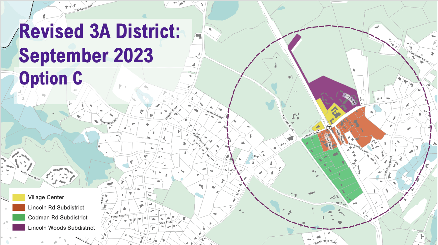 Option C is entirely near the MBTA train station